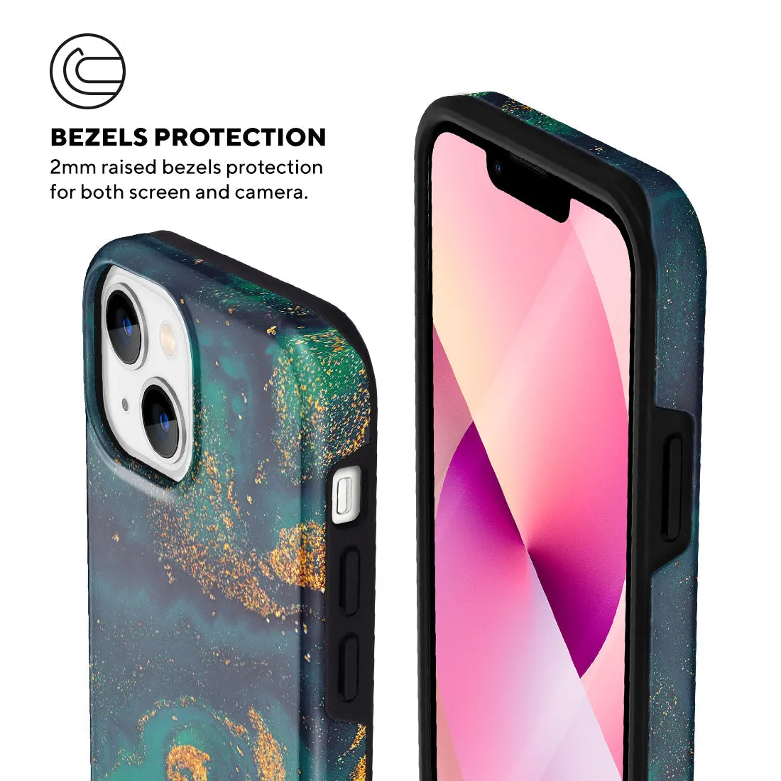 Green Night Quicksand - iPhone 13 mini Case