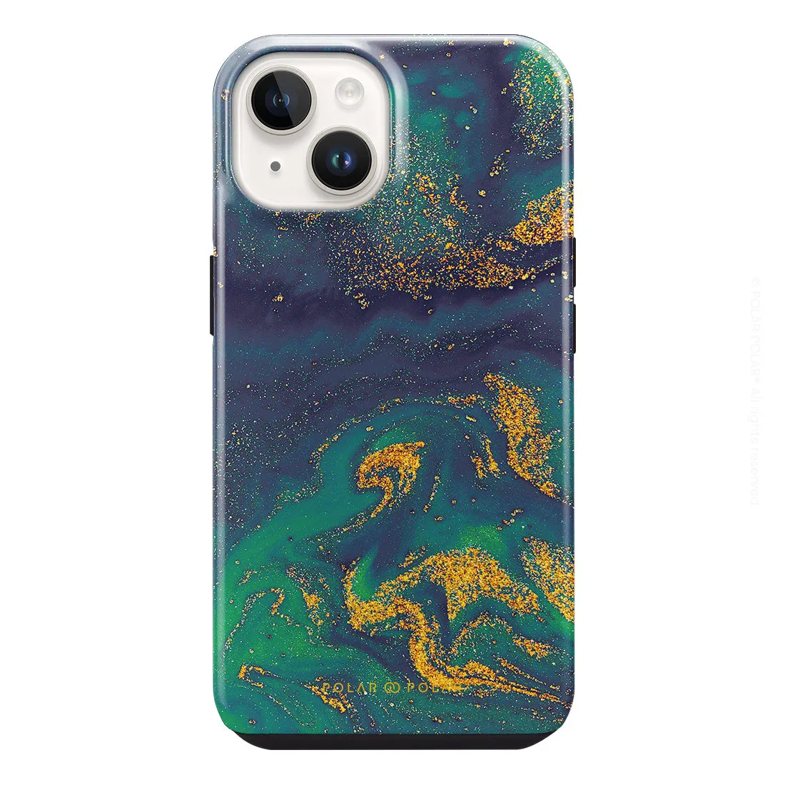 Green Night Quicksand - iPhone 14 Case