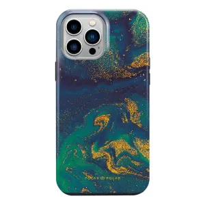 Green Night Quicksand - iPhone 14 Pro Case