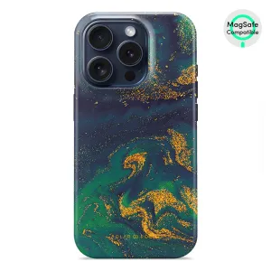 Green Night Quicksand - iPhone 15 Pro Case