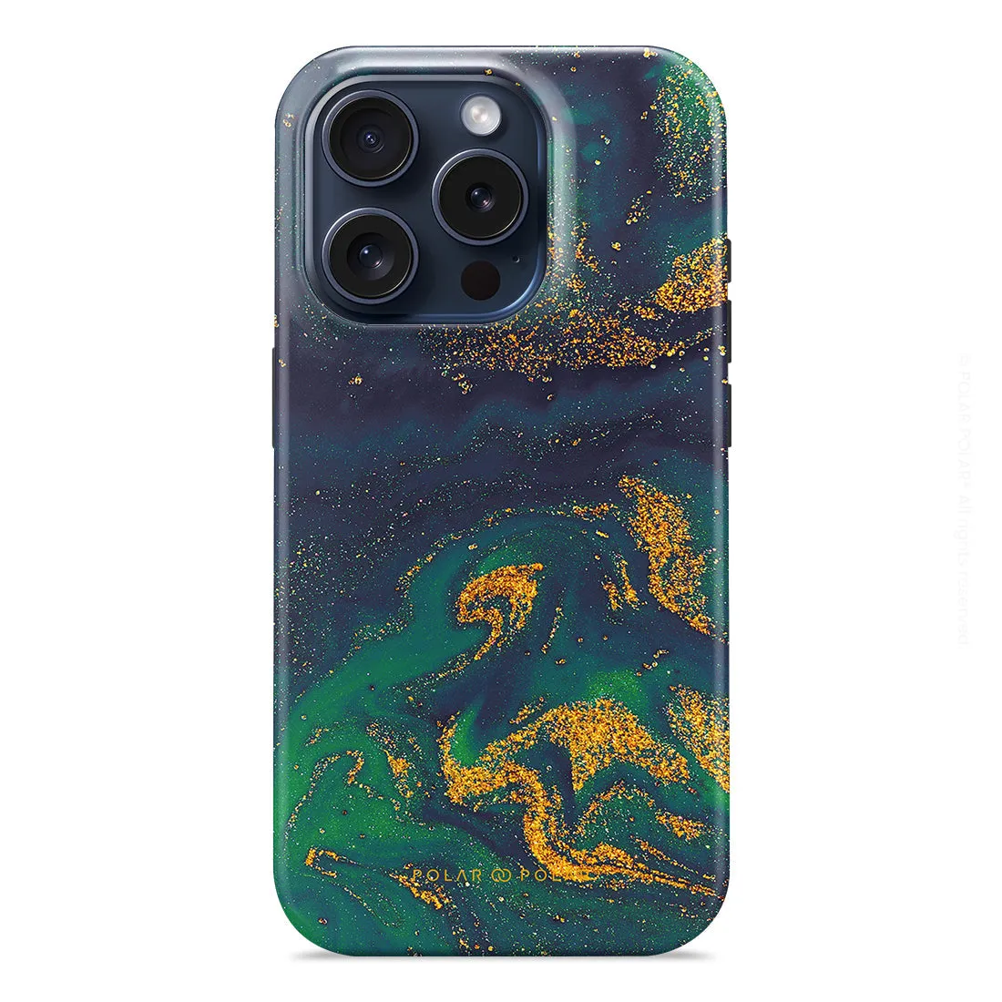 Green Night Quicksand - iPhone 15 Pro Case