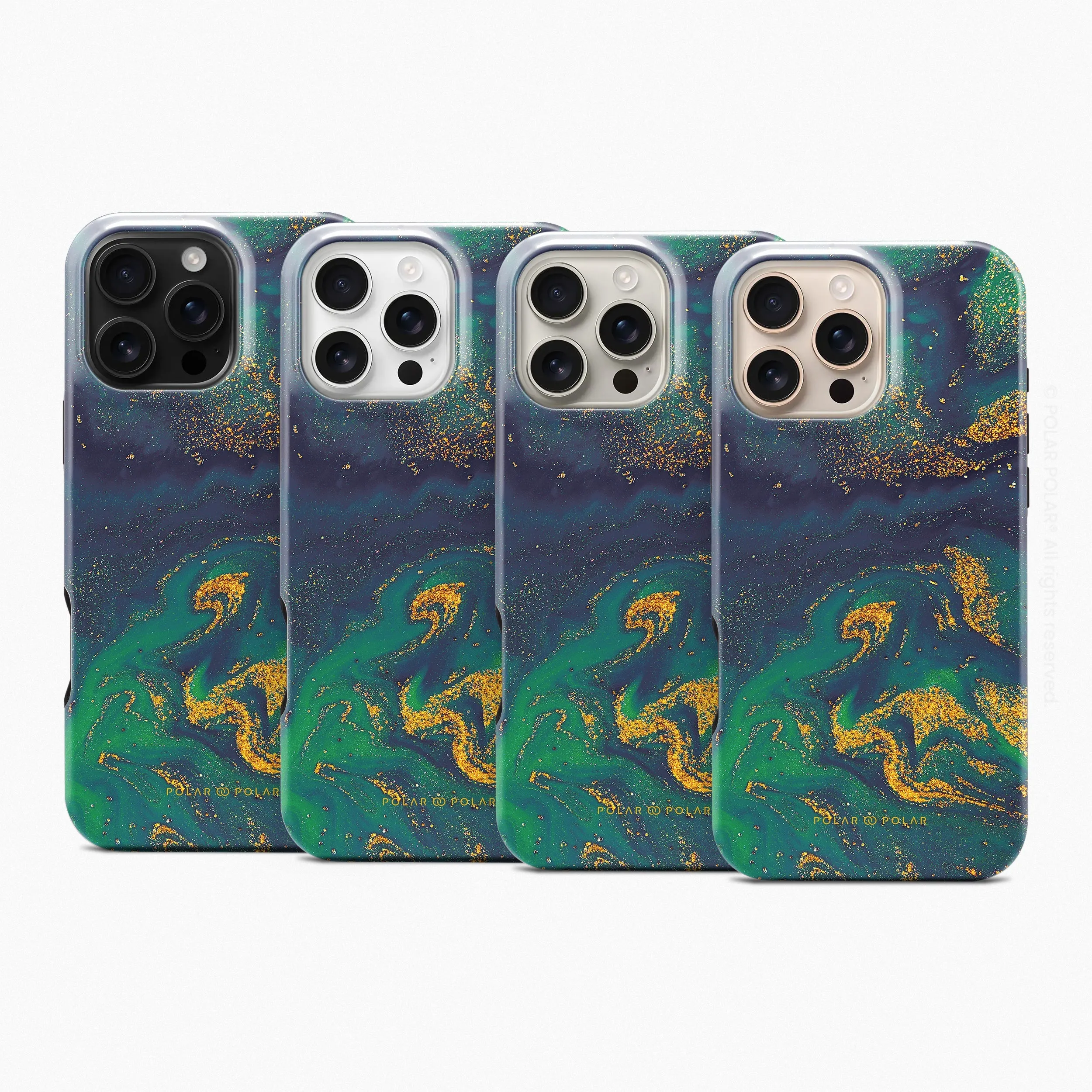 Green Night Quicksand - iPhone 16 Pro Case