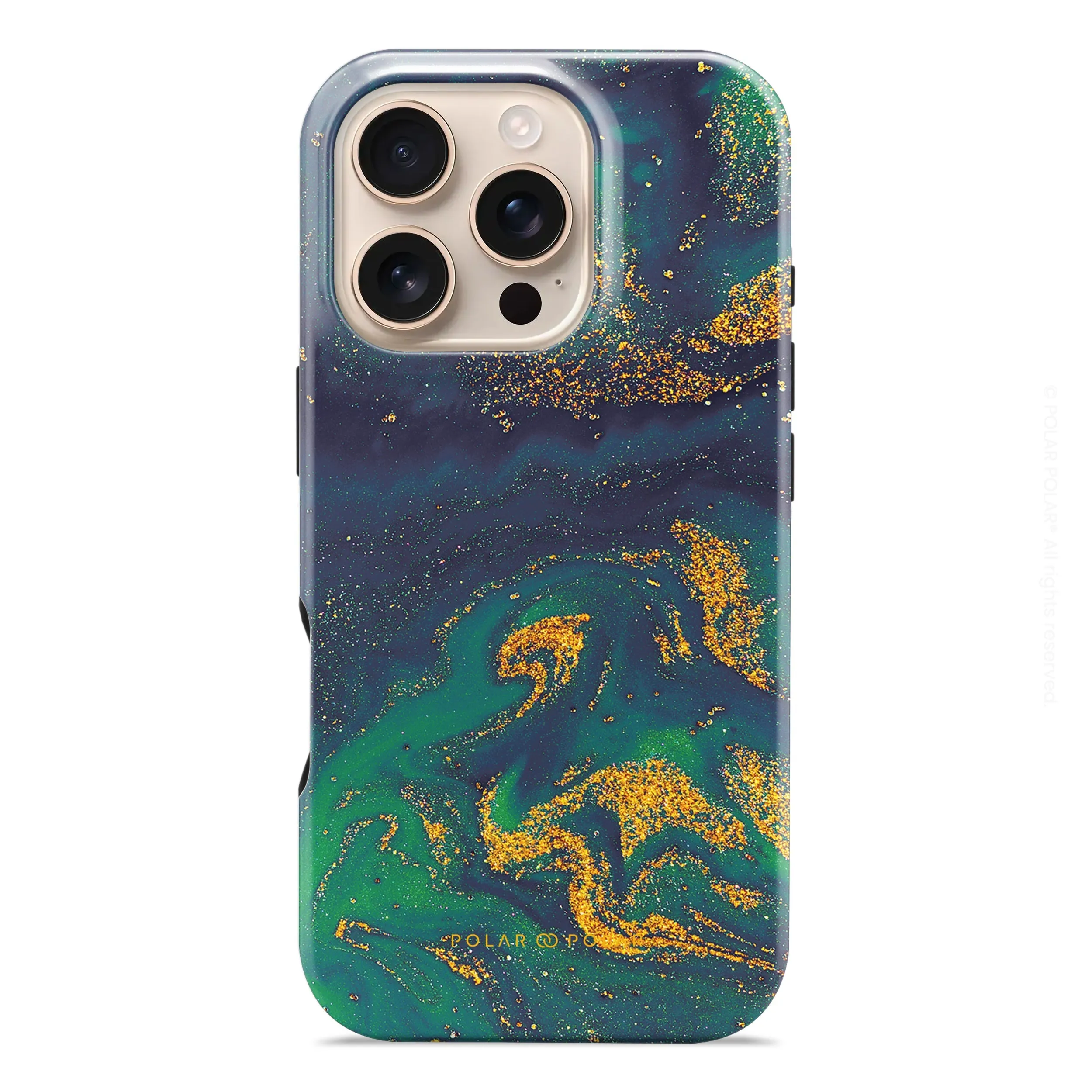 Green Night Quicksand - iPhone 16 Pro Case