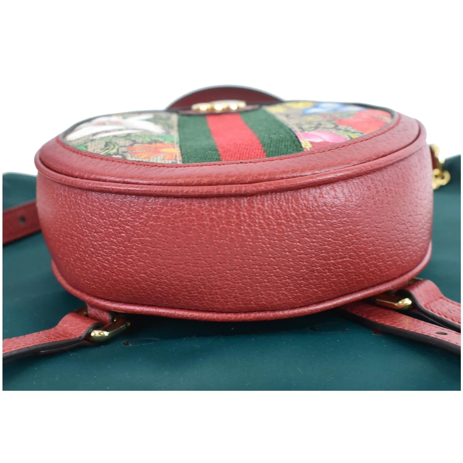 GUCCI Ophidia GG Flora Mini Supreme Backpack Bag Red 598661