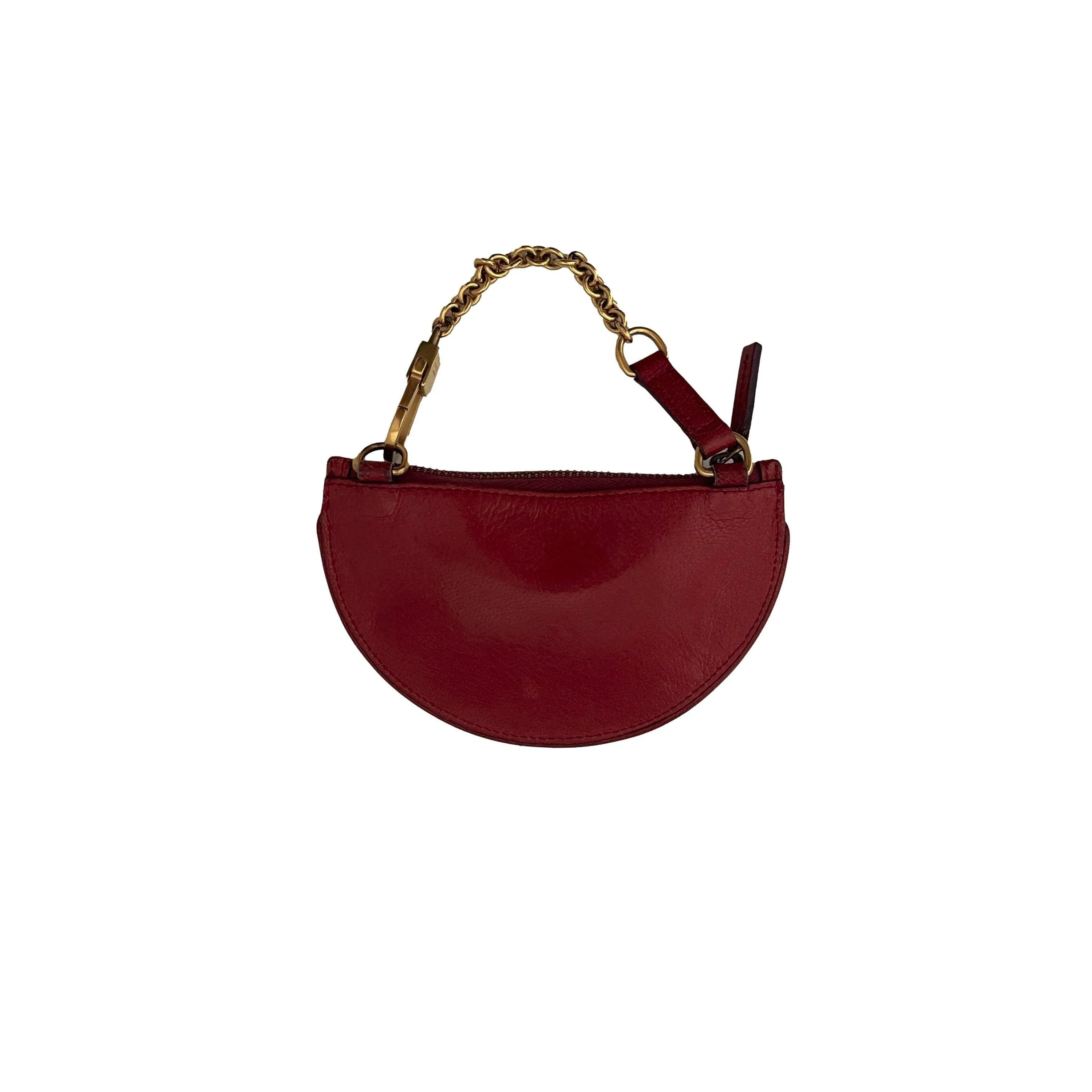 Gucci Red Micro Chain Bag