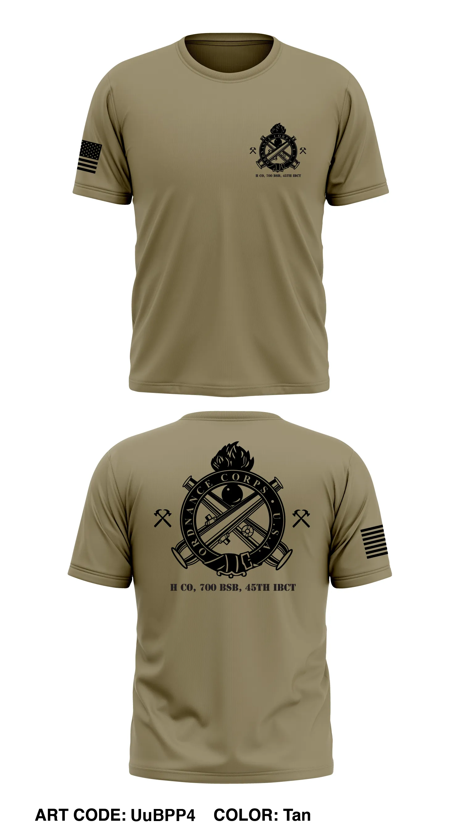 H co, 700 BSB, 45th IBCT Store 1 Core Men's SS Performance Tee - UuBPP4