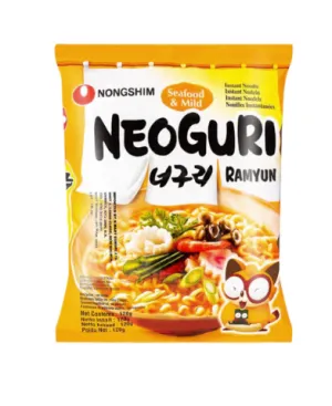 Halal Nongshim Neoguri Seafood Mild 120g