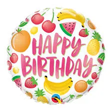 Happy Birthday Balloons - Foil