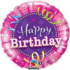 Happy Birthday Balloons - Foil
