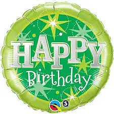 Happy Birthday Balloons - Foil