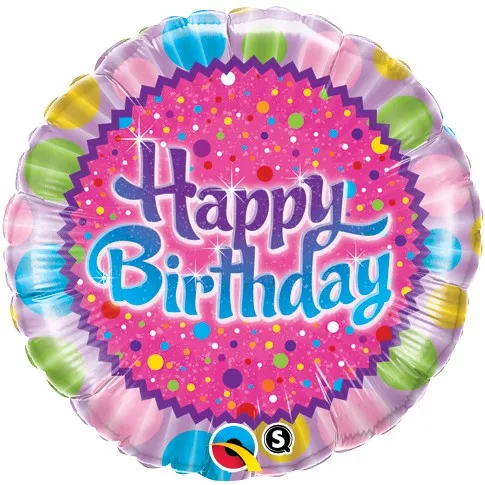 Happy Birthday Balloons - Foil