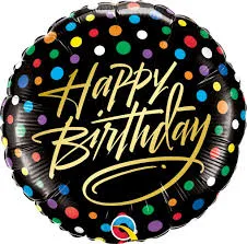 Happy Birthday Balloons - Foil