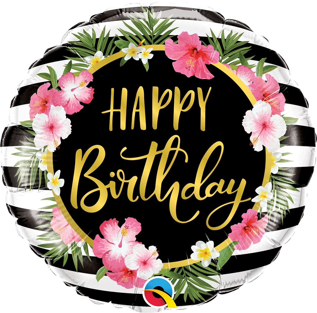 Happy Birthday Balloons - Foil