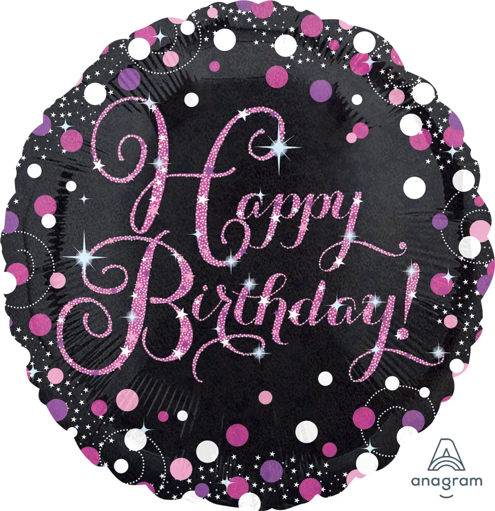Happy Birthday Balloons - Foil