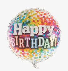Happy Birthday Balloons - Foil