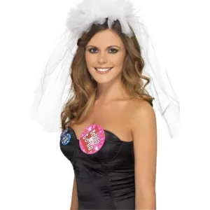 Hen Night Veil On Headband