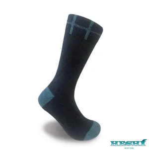 Heshí Heel/Toe Sock - Heather / Blue