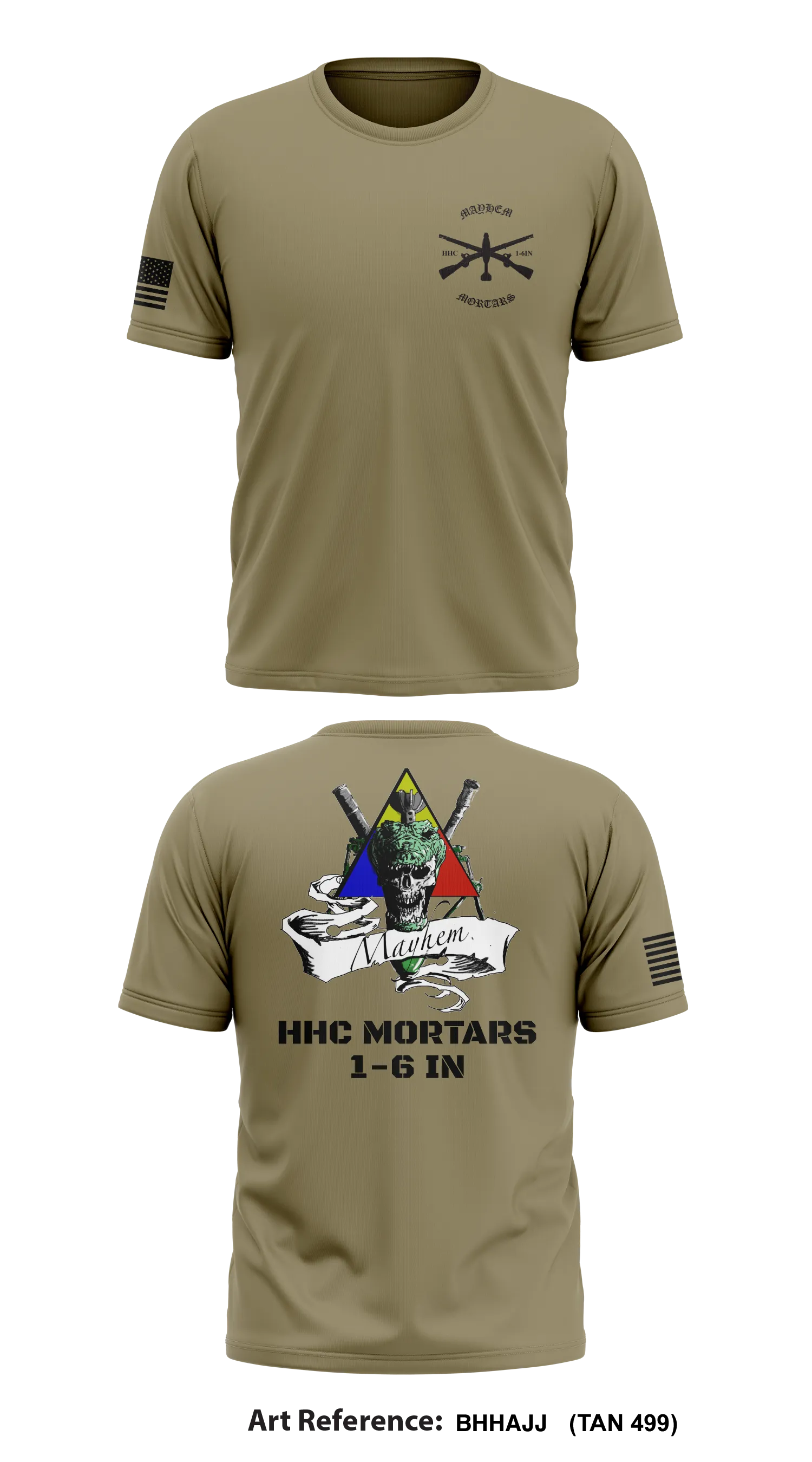 HHC MORTARS 1-6IN Store 1 Core Men's SS Performance Tee - bHhAJJ