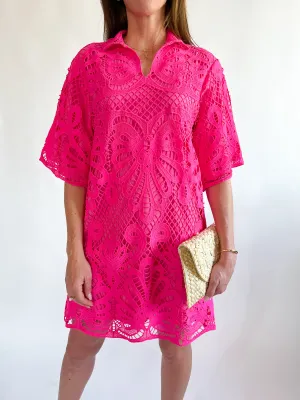 High Neck Lace Dress