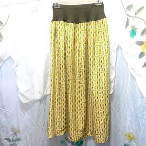 HOBO/SHABBY-CHIC MAXI “BUNNY” PRINT SKIRT SZ M