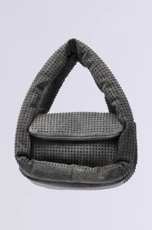 HOUDINI RHINESTONE PUFFER PURSE