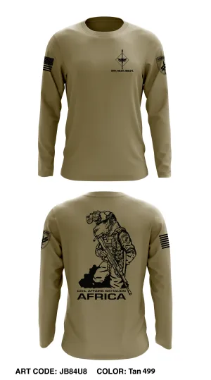 HQ (-) 411th Civil Affairs Battalion Core Men's LS Performance Tee - JB84U8