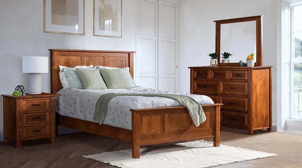 Hudson - Amish Solid Wood Nightstand w/ Optional Hidden Compartment