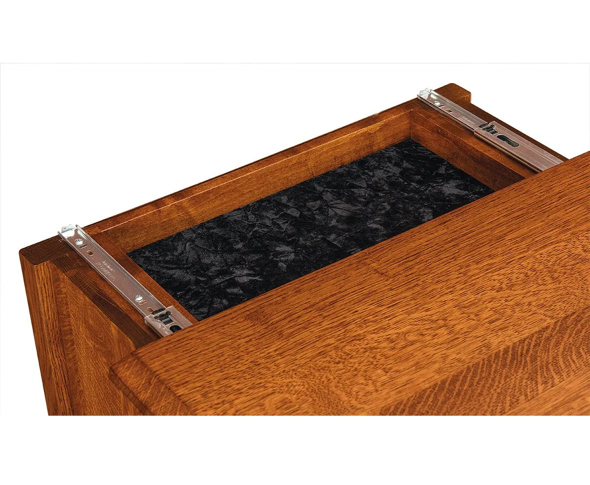 Hudson - Amish Solid Wood Nightstand w/ Optional Hidden Compartment