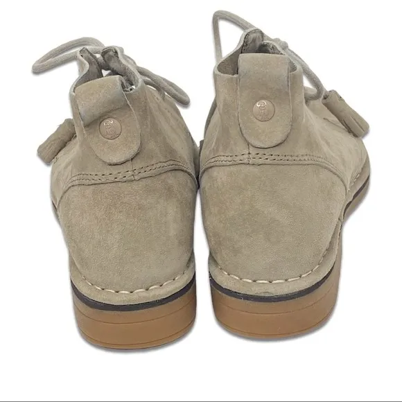 Hush Puppies Taupe Suede Moyen Boots Size 6
