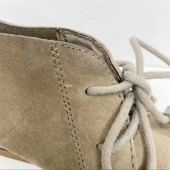Hush Puppies Taupe Suede Moyen Boots Size 6