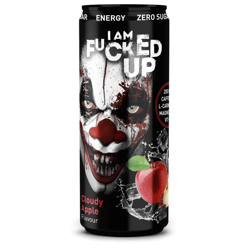 I Am Fucked Up Drink Cloudy Apple - 24x330ml.