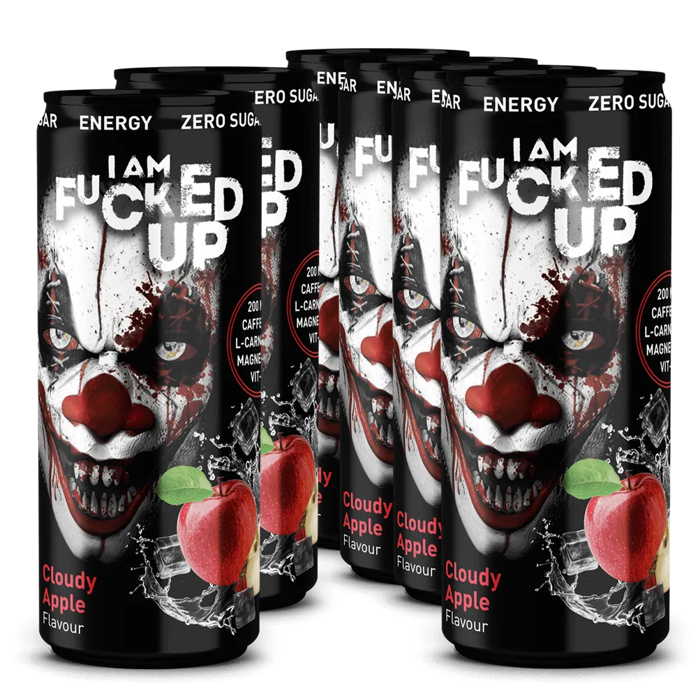 I Am Fucked Up Drink Cloudy Apple - 24x330ml.
