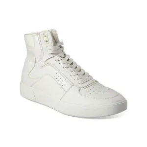 INC Mens White Perforated Keanu Round Toe Platform Lace-Up Sneakers Shoes 11.5 M