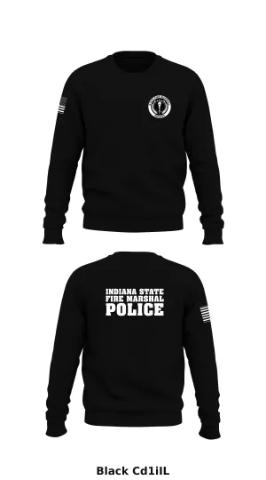 Indiana State Fire Marshal Store 1 Core Men's Crewneck Performance Sweatshirt - Cd1iIL