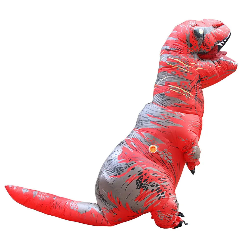 Inflatable Trex Costume Fan Operated Blow Up