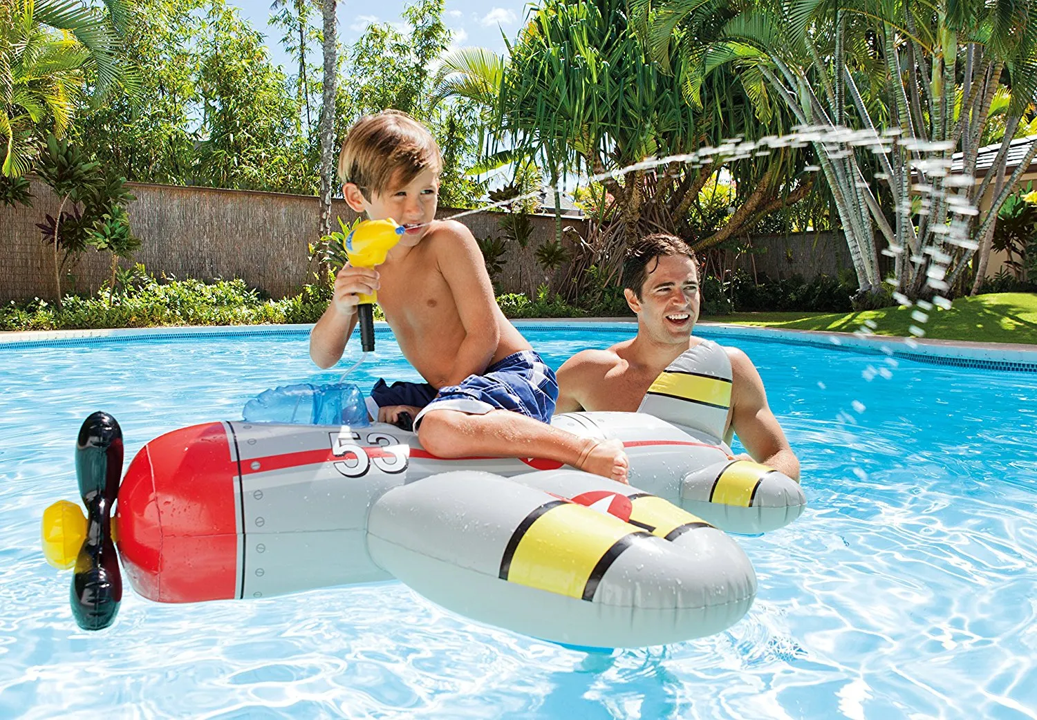Intex Water Gun Plane Ride-Ons Toy - One Supplied
