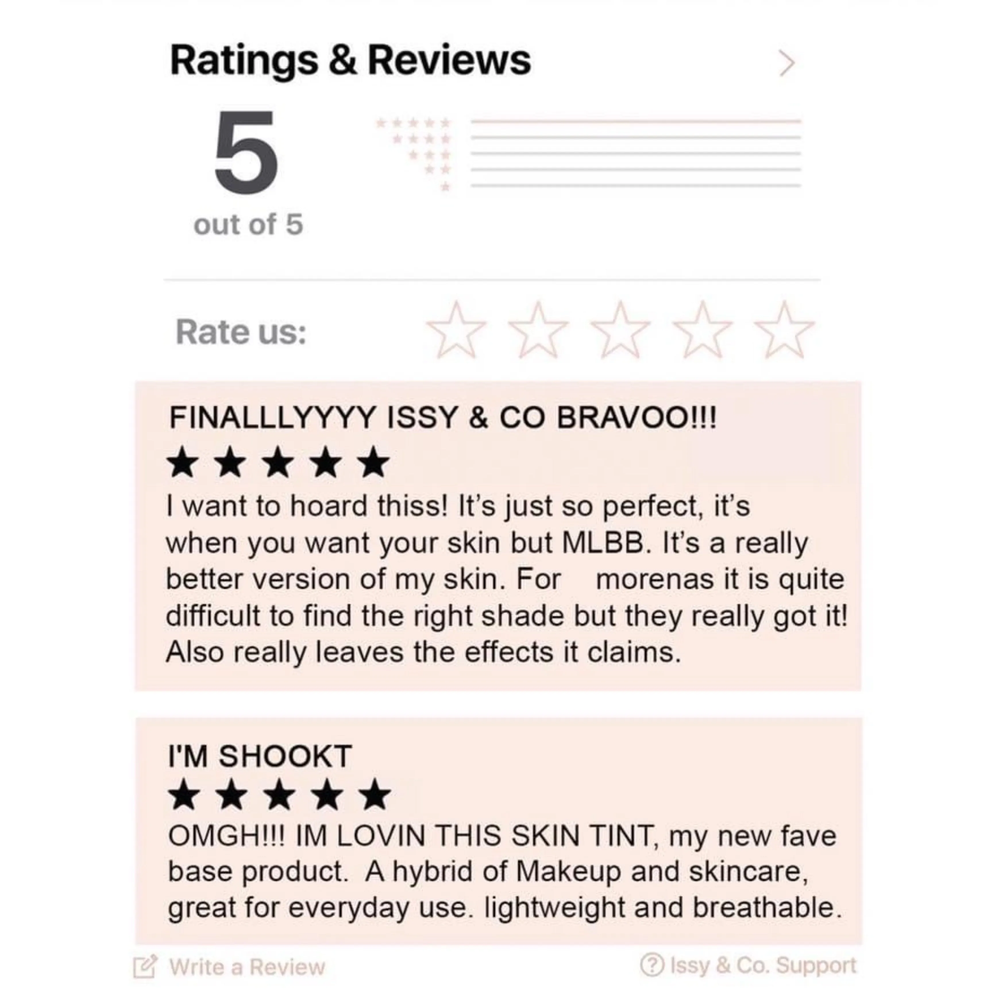 Issy & Co. Active Skin Tint SPF35