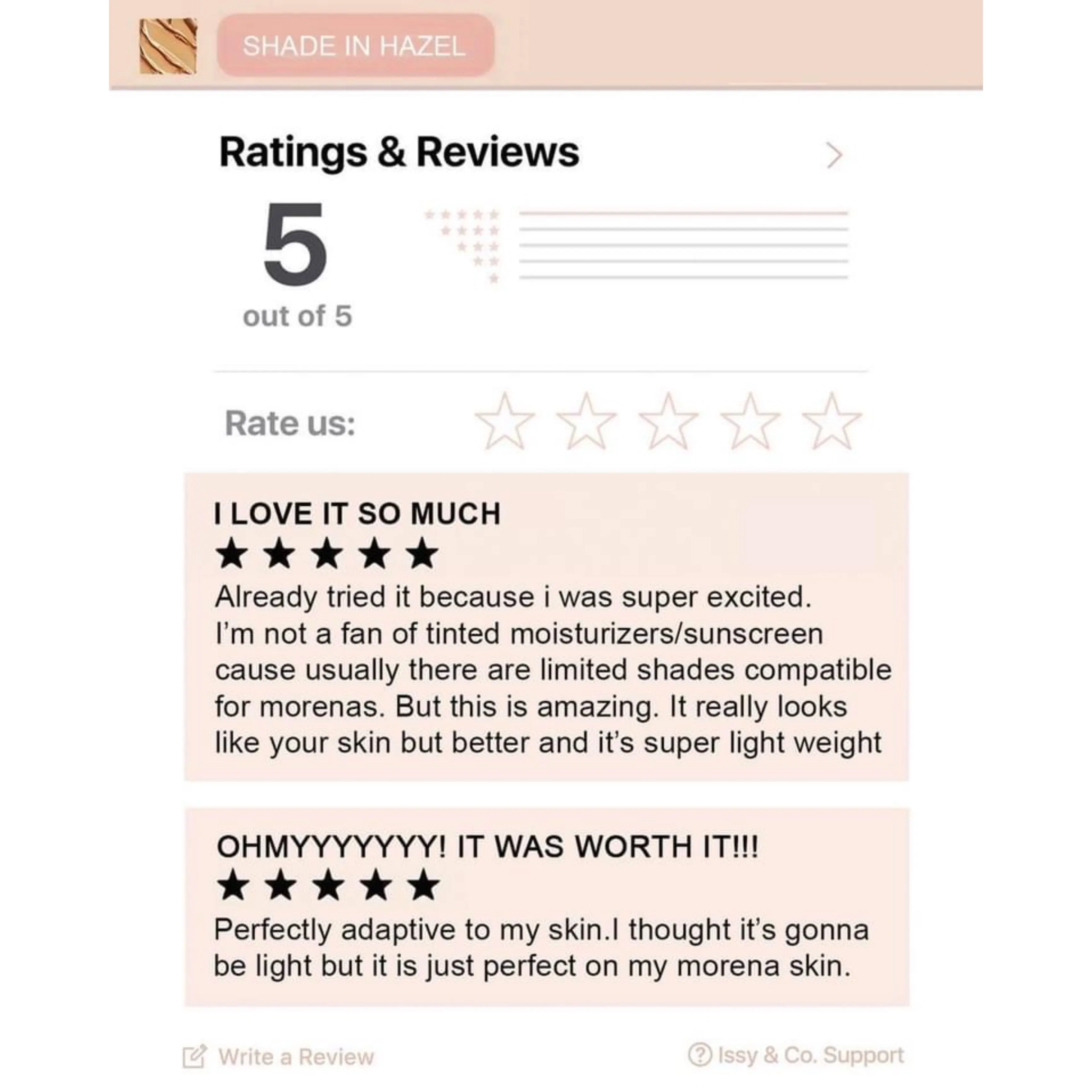 Issy & Co. Active Skin Tint SPF35