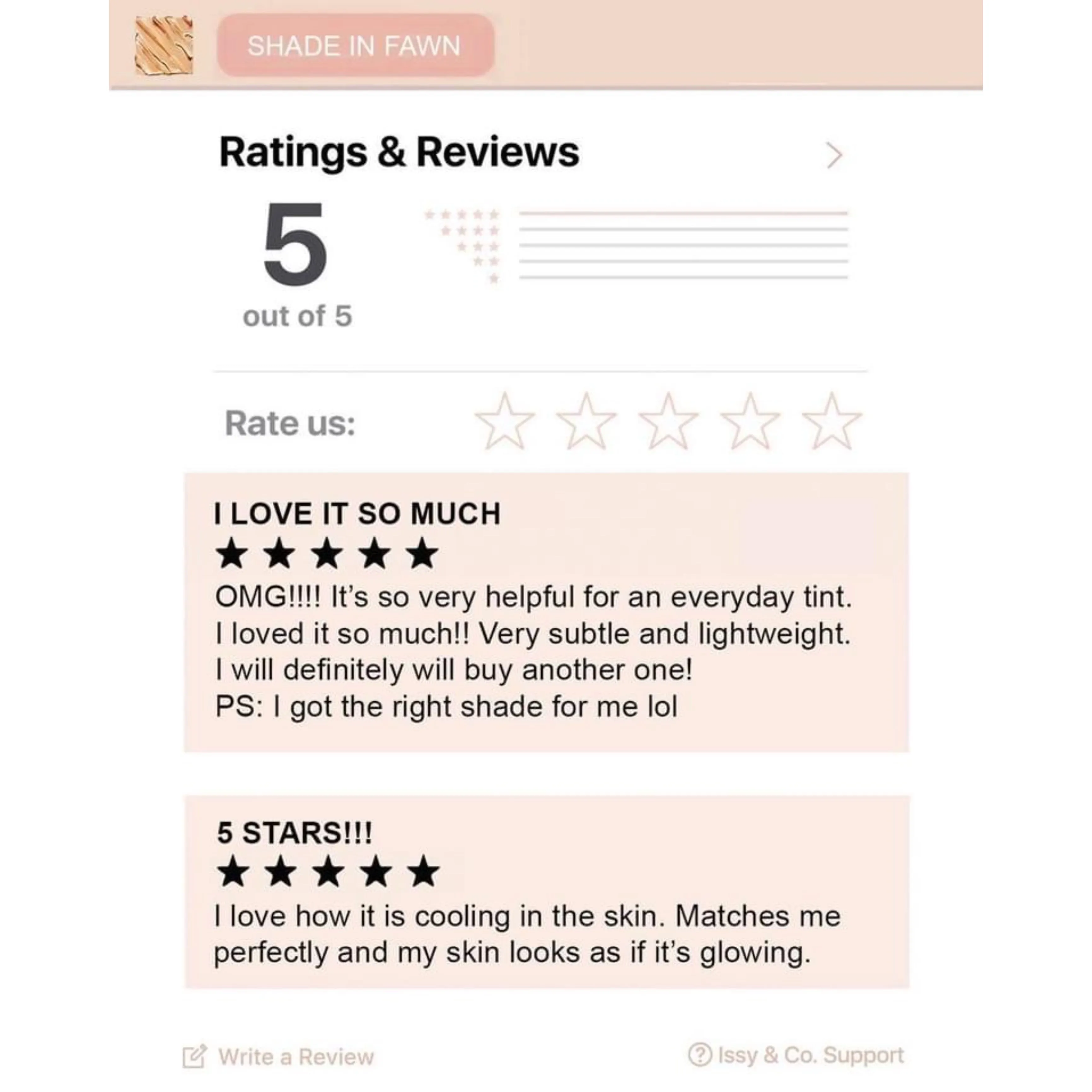Issy & Co. Active Skin Tint SPF35
