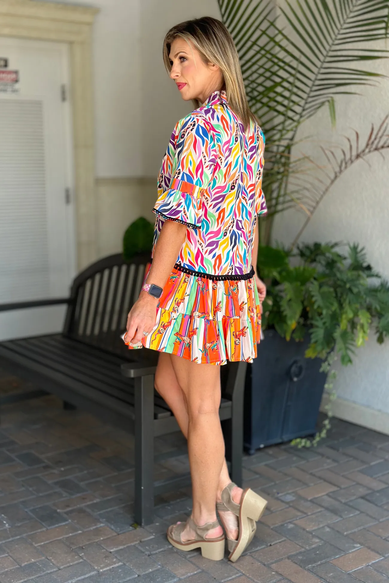 Ivy Printed Carnival Dress
