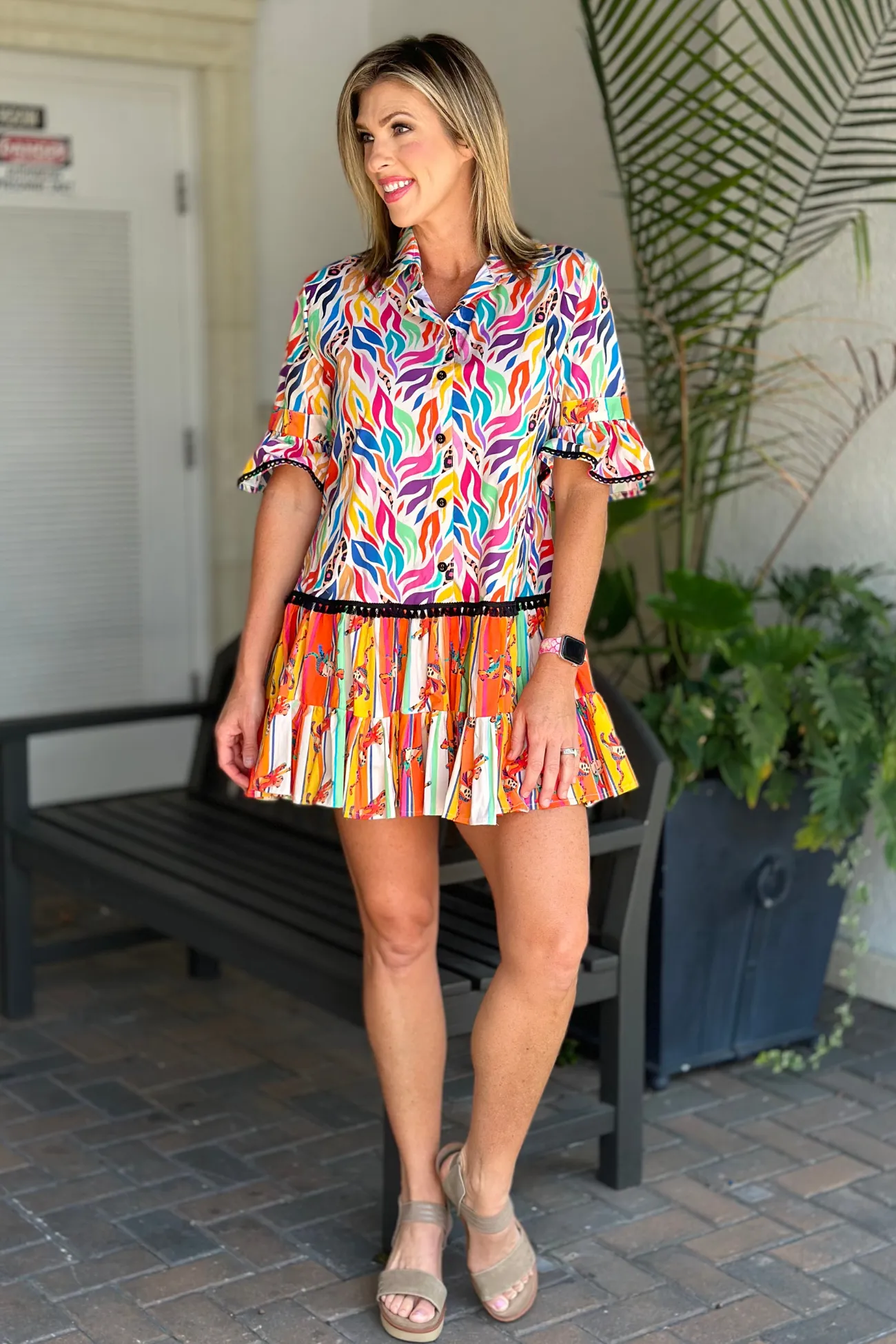 Ivy Printed Carnival Dress