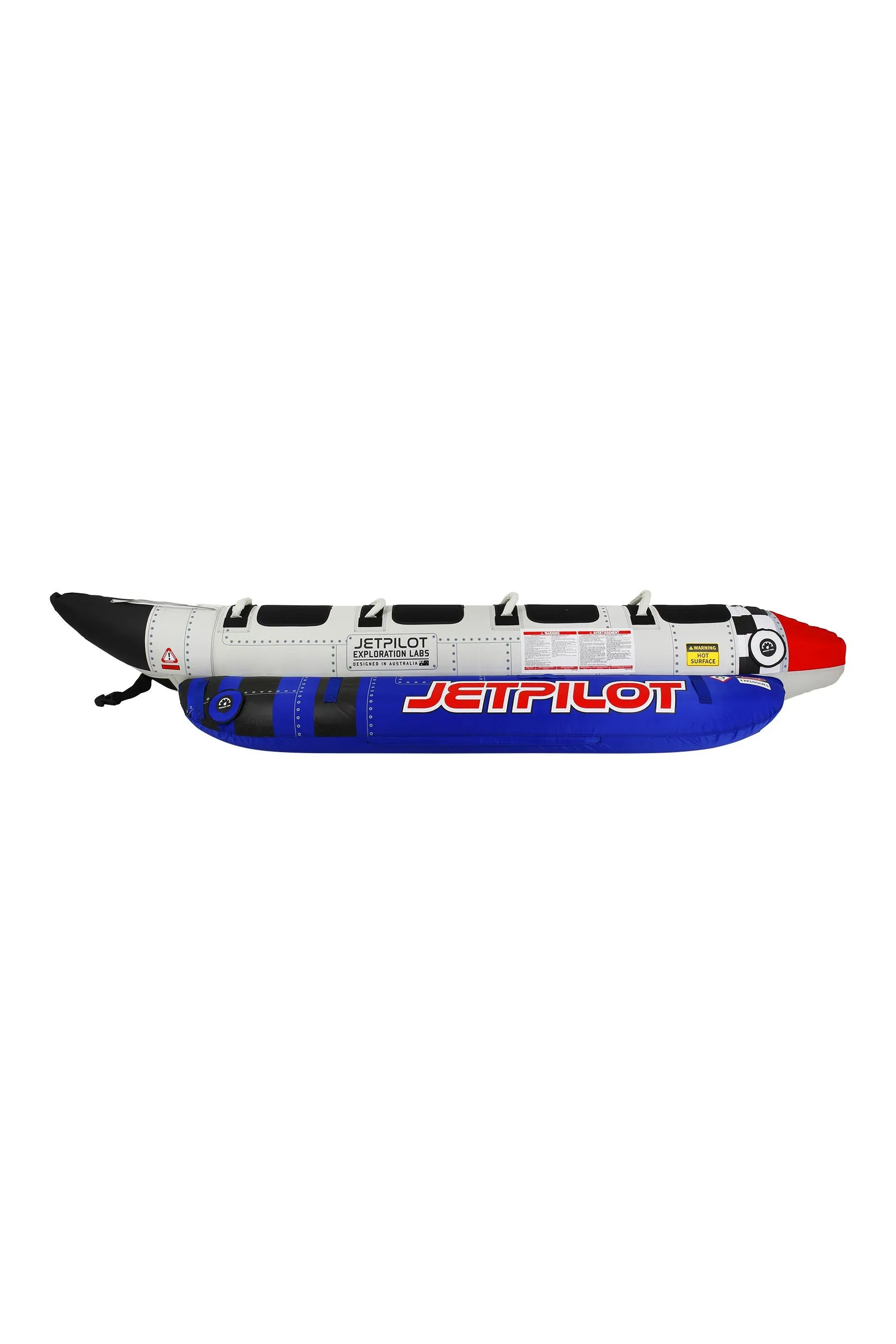 Jetpilot Blast Off 4 Person Towable Tube - Silver