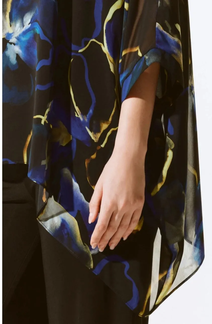 Joseph Ribkoff overlay evening top