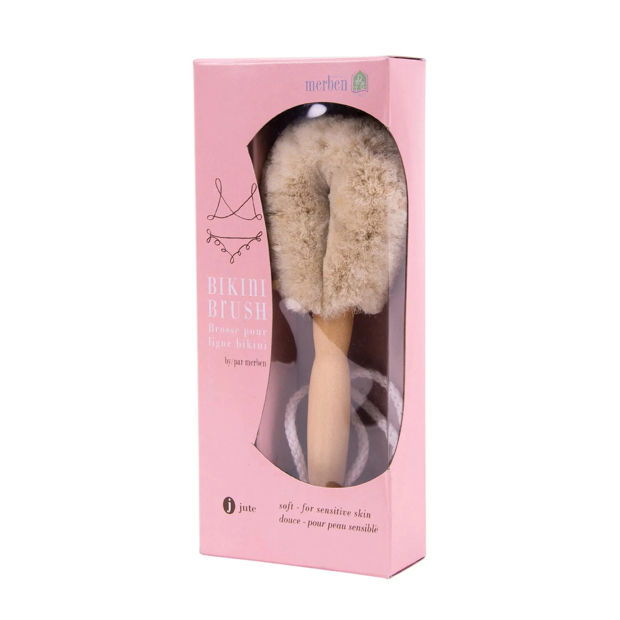 Jute Bikini Brush (Soft)
