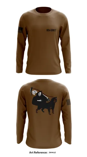 K-9 unit  Store 1 Core Men's LS Performance Tee - zwHkJz