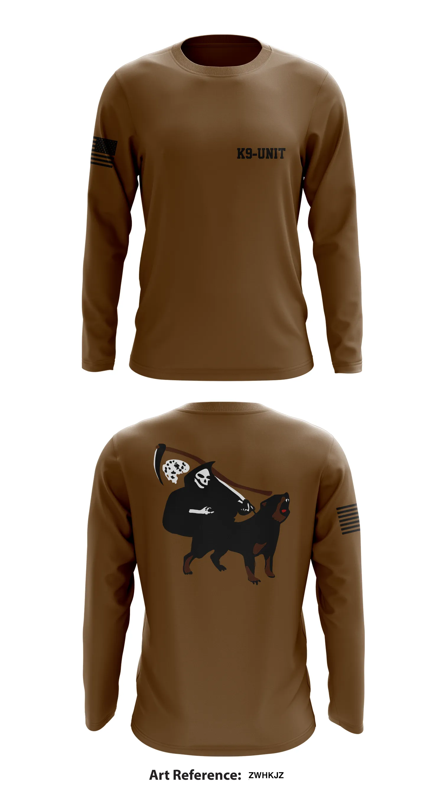 K-9 unit  Store 1 Core Men's LS Performance Tee - zwHkJz