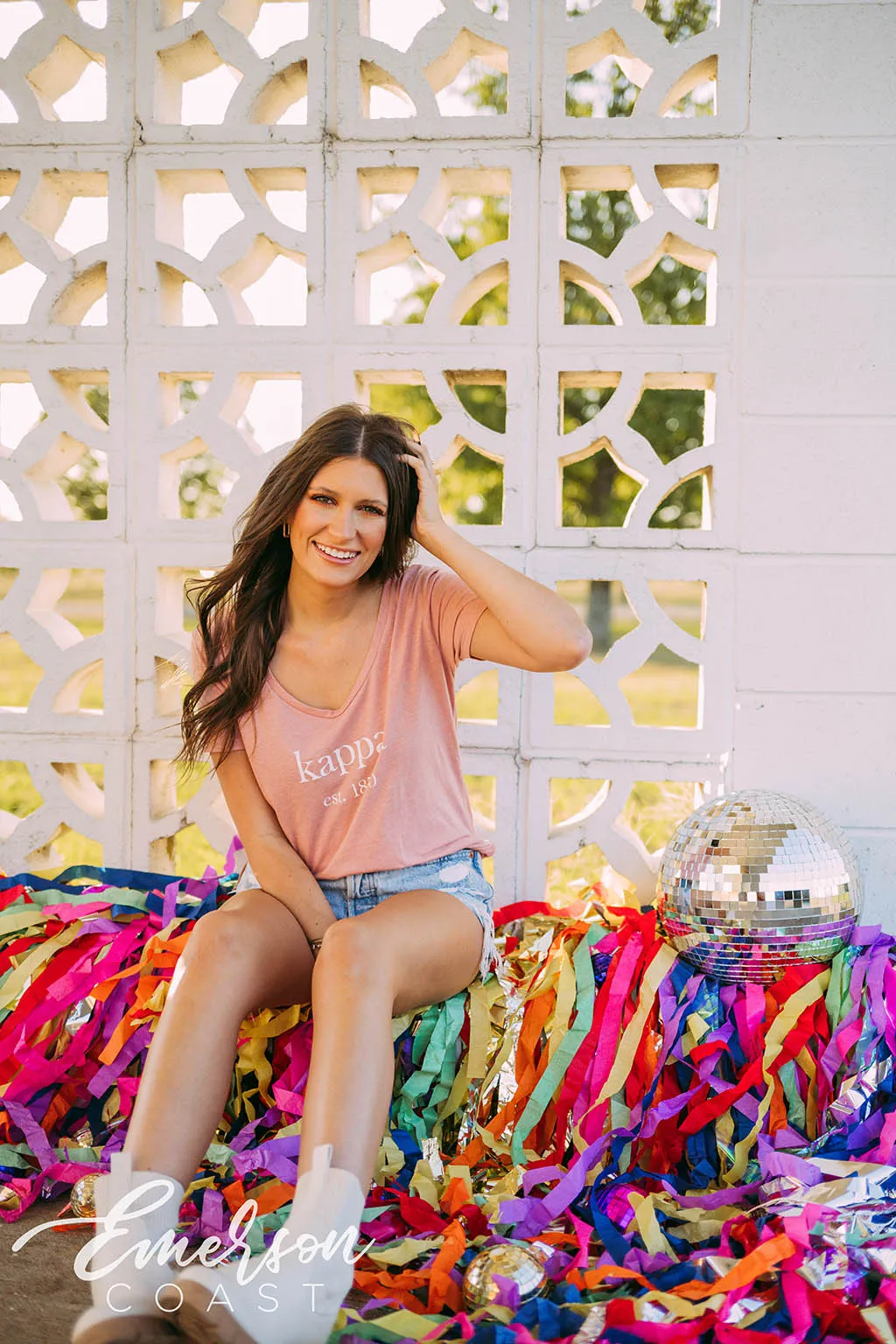 Kappa Kappa Gamma Recruitment Simple Slouchy Tee