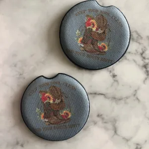 Keep Your Soul Clean Car Coasters