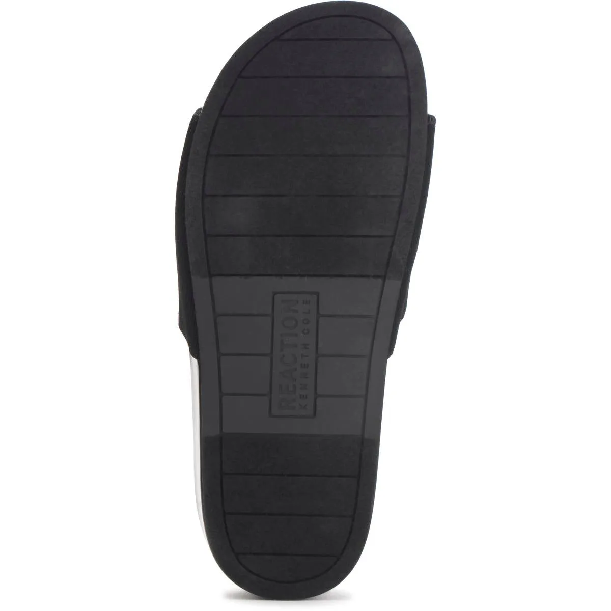 Kenneth Cole Reaction Womens Maila Stretch Logo Slip On Slide Sandals