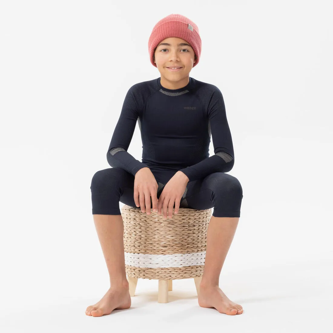Kids’ Ski Base Layer Seamless I-Soft Top - BL 580